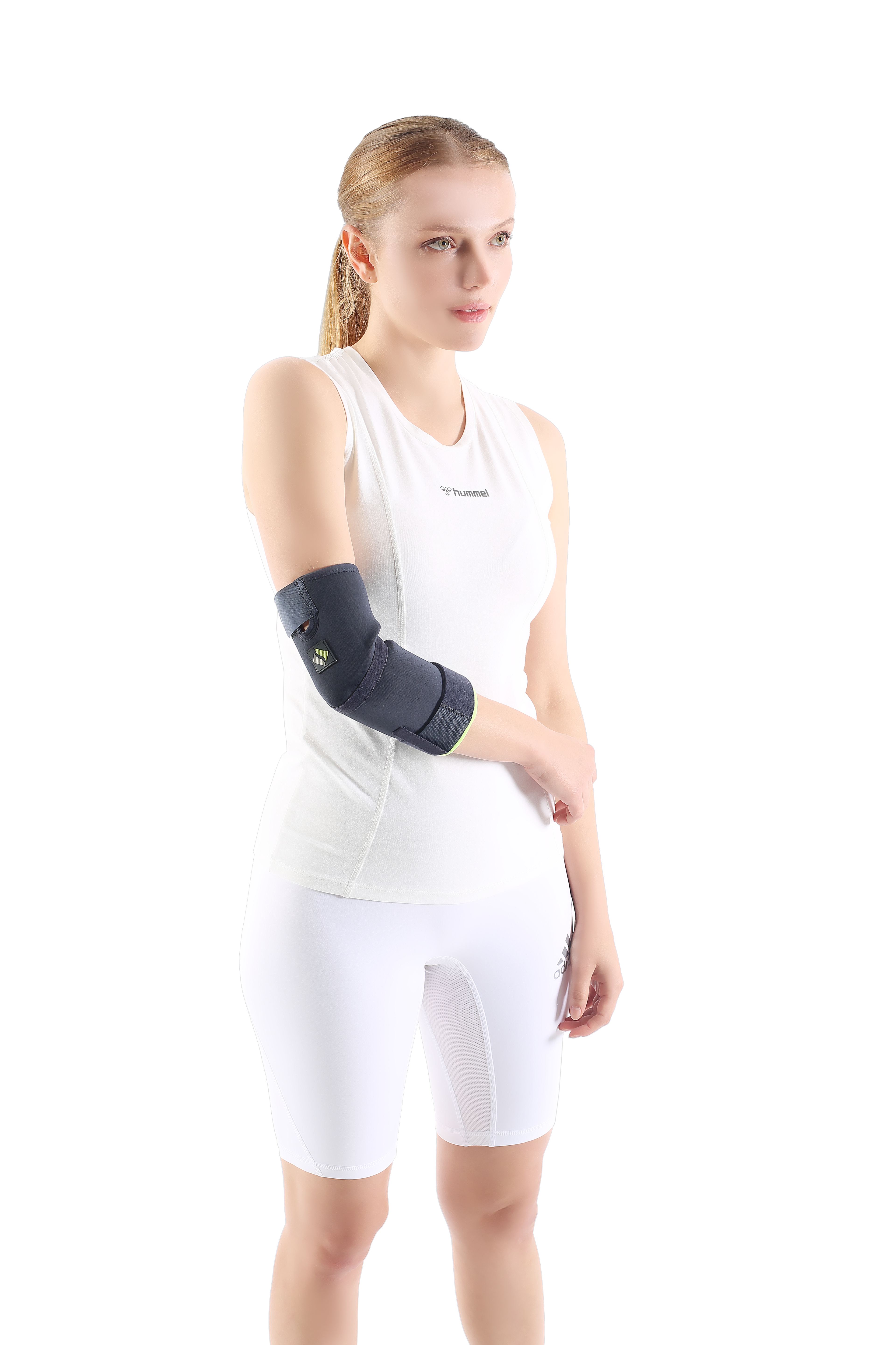 REF 301 Elbow rest with fixing tape  (Neoprene fabric)